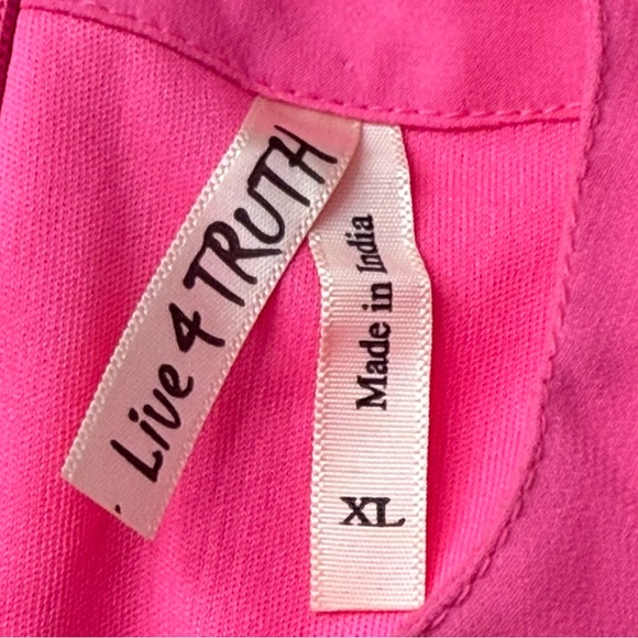 Live 4 Turth Junior Barbiecore Choker Neckline Shift Dress, Fuschia, Size XL - Picture 6 of 6